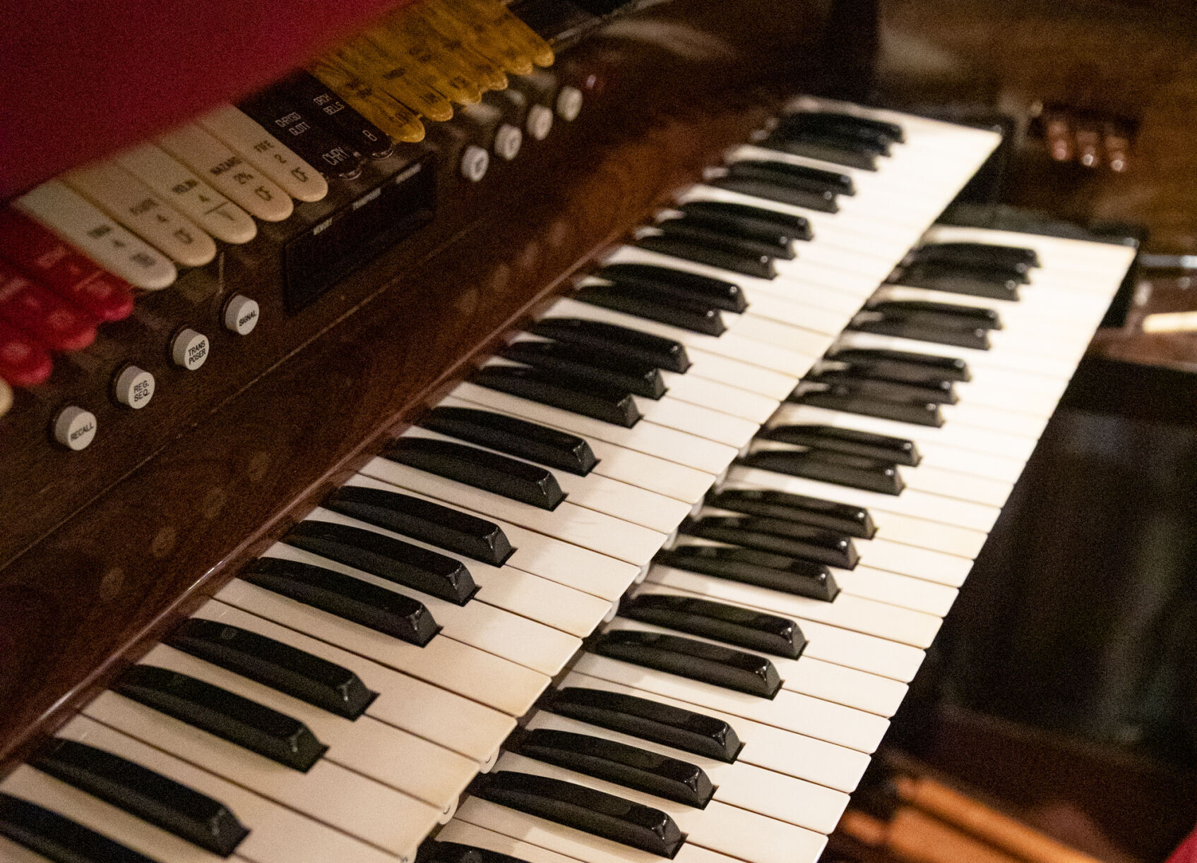 The Missouri Theatre's organ is pictured
